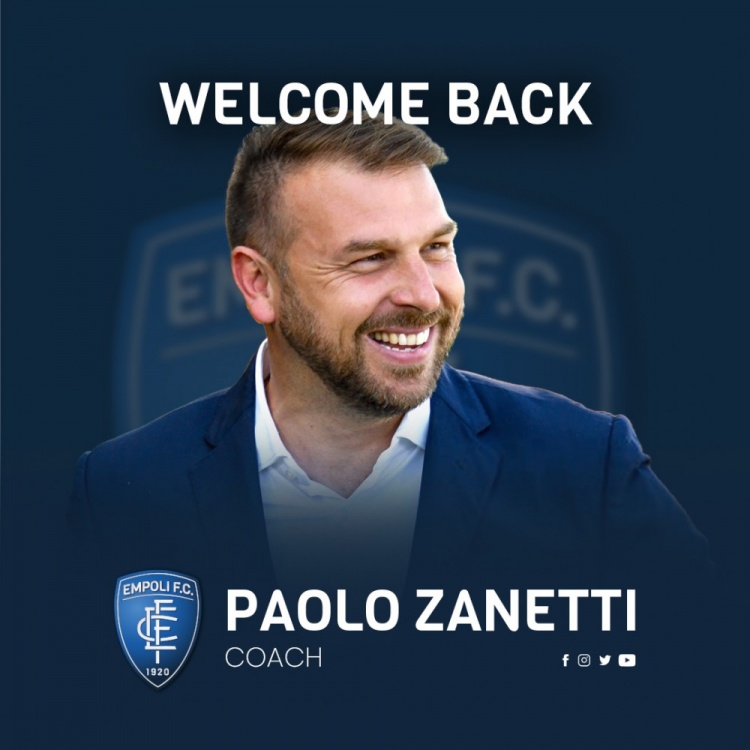 恩波利官方:保罗-扎内蒂出任球队新任主帅